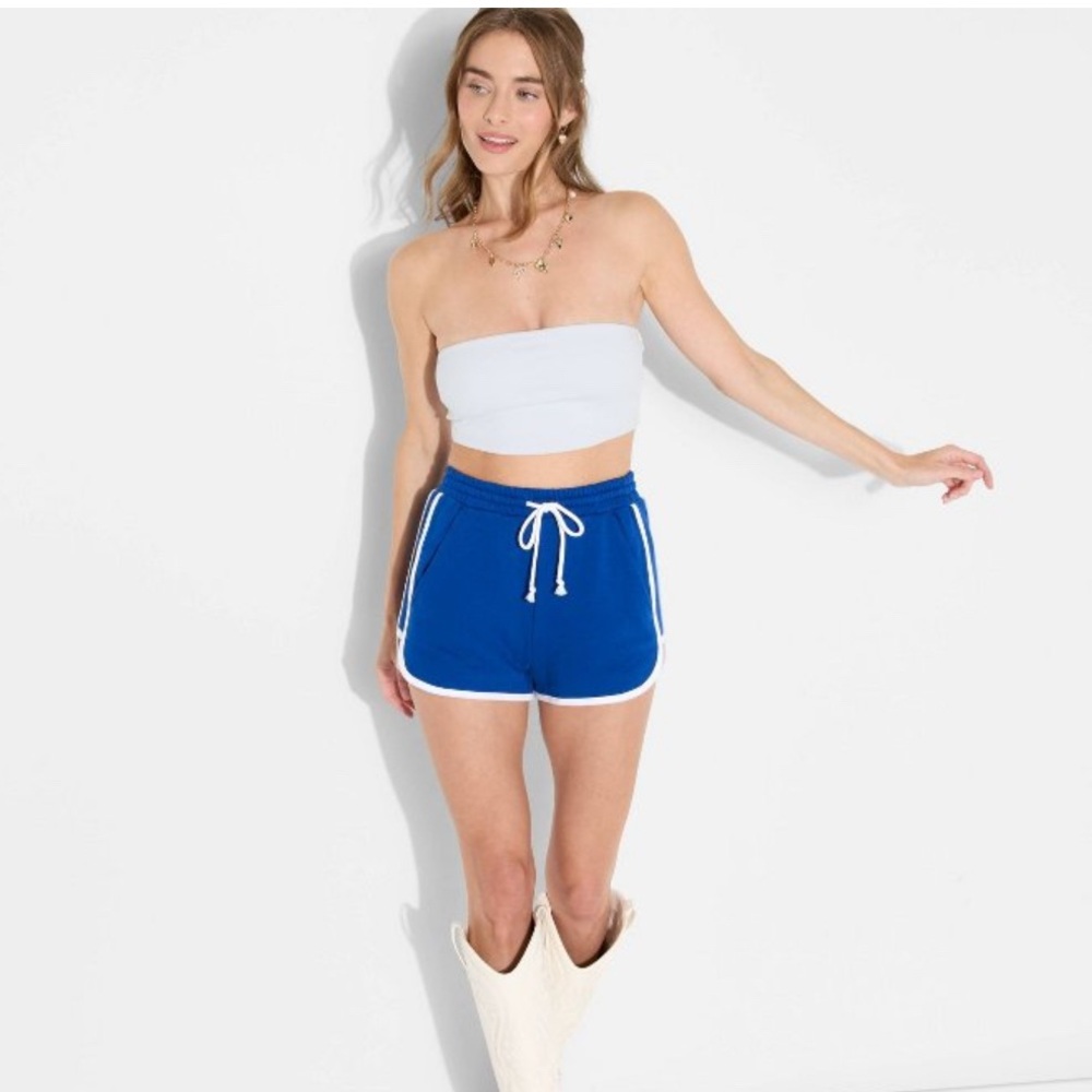 Juicy Couture Royal Blue Shorts with White Accents
